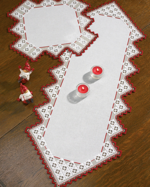 Kit de bordado Hardanger 33 x 86 cm