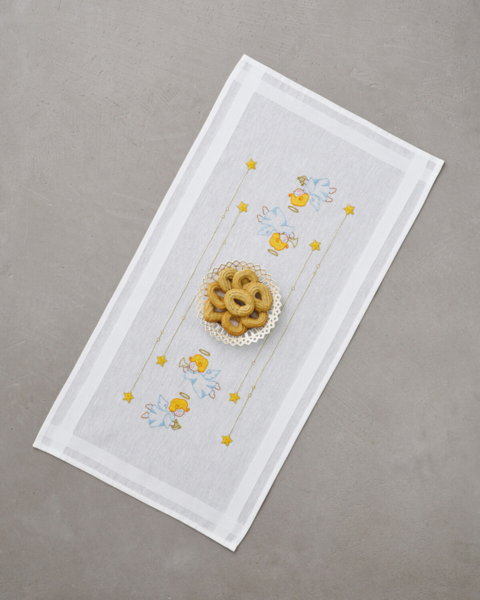 Kit de bordado Ángeles 40x80 cm