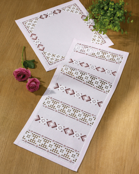 Kit de bordado Hardanger 30 x 72 cm