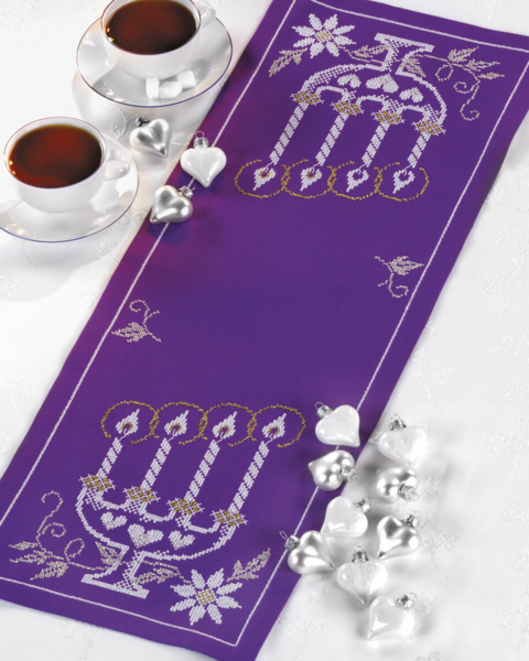 Kit de Bordado Candelabro 26 x 72 cm