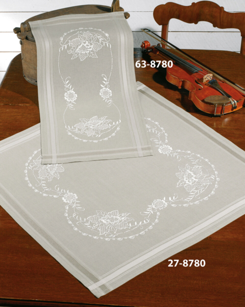 Kit de Bordado Elegante 40 x 80 cm