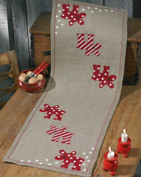 Kit de bordado Alce 36 x 99 cm