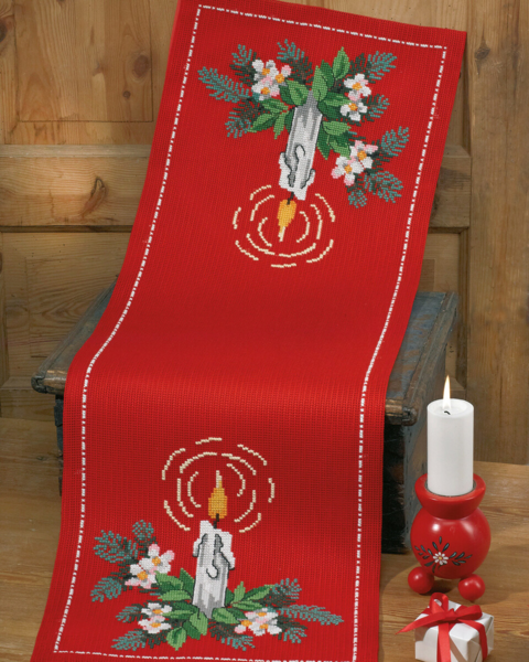 Kit de bordado Luz en deco 36 x 106 cm