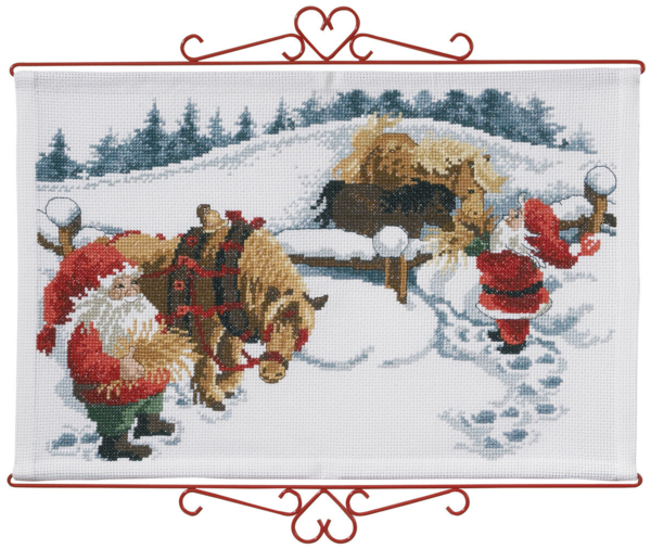 Kit de bordado Carruaje de caballos B 5125/60 60 x 38 cm