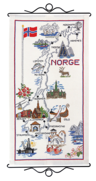 Kit de Bordado Noruega 29 x 56 cm B5123/30