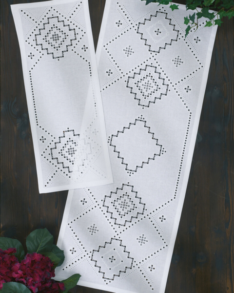 Kit de bordado Hardanger 41 x 106 cm