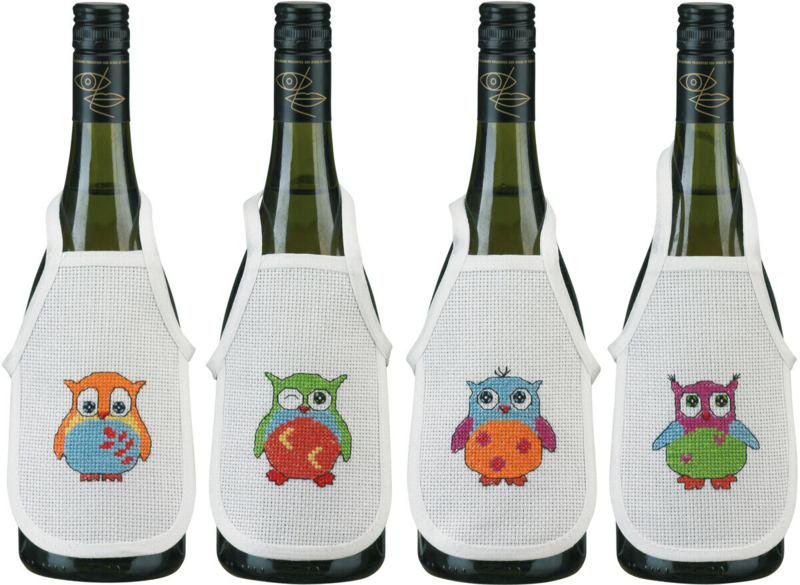 Kit de Bordado Búhos 10 x 15 cm