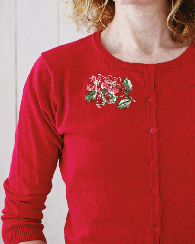 Kit de bordado Flores 8 x 6,5 cm