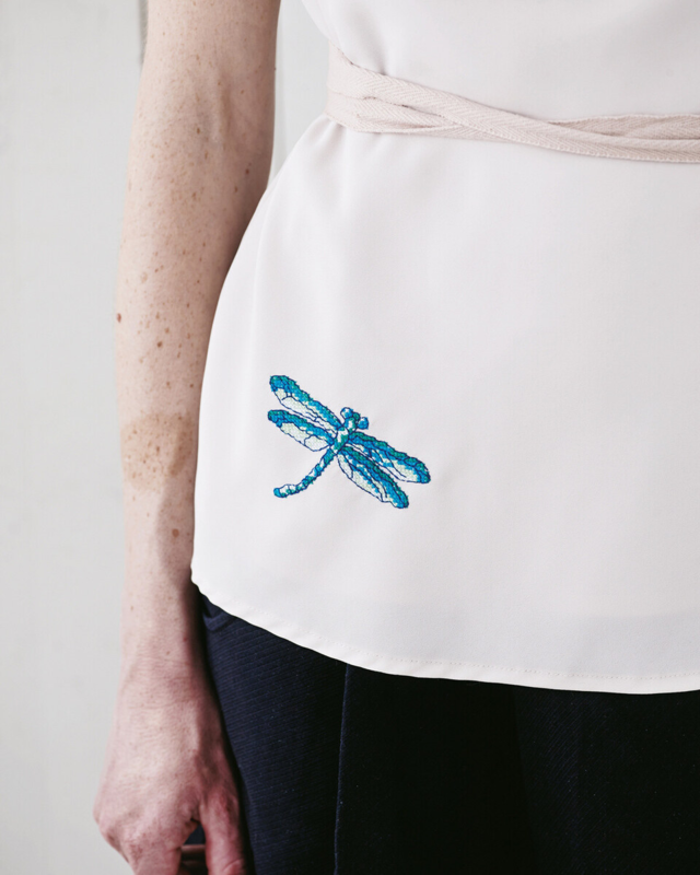 Kit de bordado Libélula 7 x 9 cm