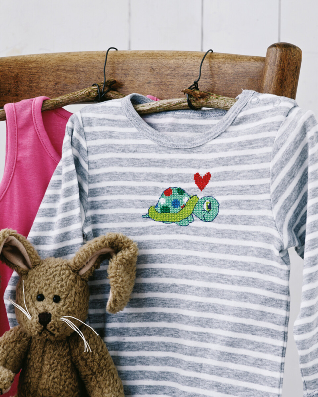 Kit de Bordado Tortuga 7 x 9 cm