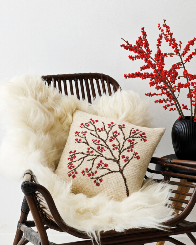 Kit de Bordado Clima Invernal 40 x 40 cm