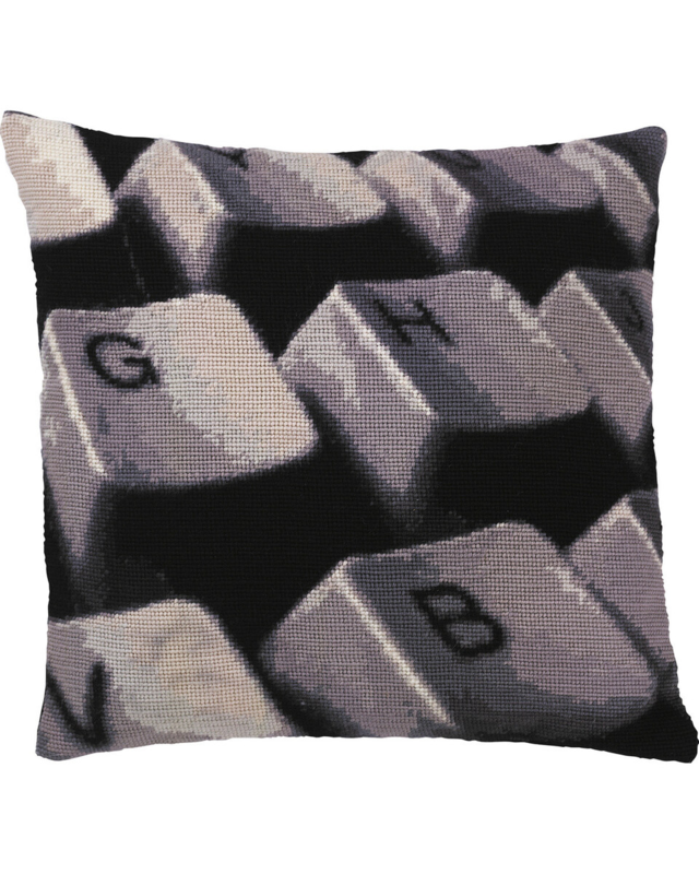 Kit de bordado Teclado 38 x 39 cm