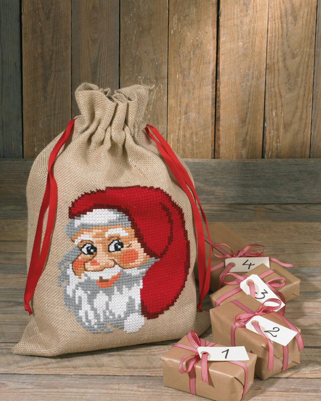Kit de Bordado Sacos de Navidad 39 x 55 cm