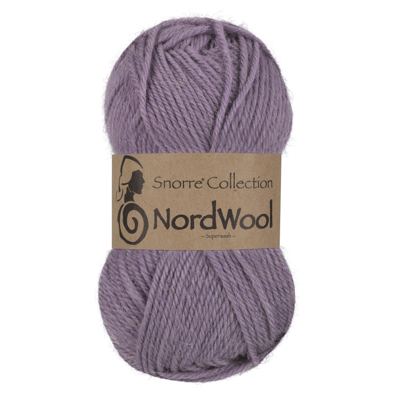 Viking Snorre NordWool 168 Lila oscuro