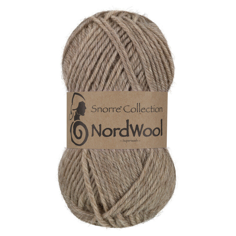 Viking Snorre NordWool 105 Beige jaspeado