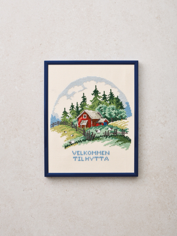 Kit de Bordado Cabaña R5791 20 x 25 cm