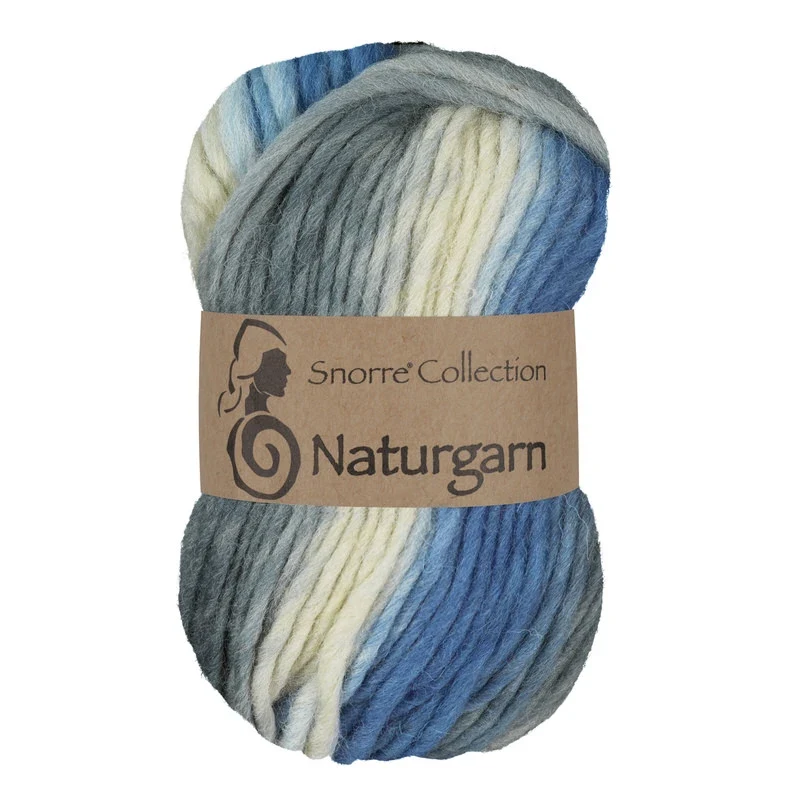Viking Snorre Naturgarn 621 Multi gris/azul