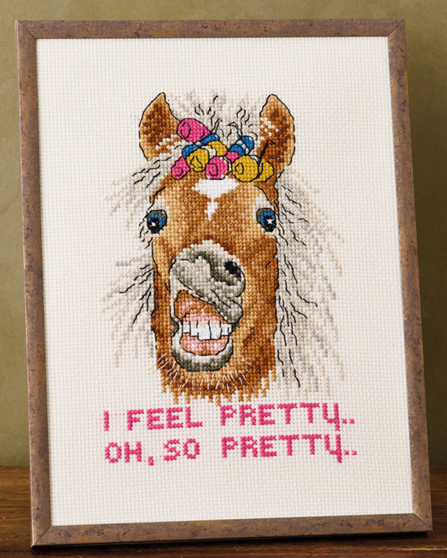 Kit de bordado I feel pretty R5799 18 x 24 cm