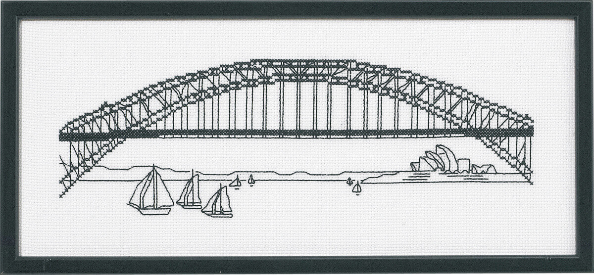 Kit de bordado Harbour Bridge 5496 36 x 15 cm