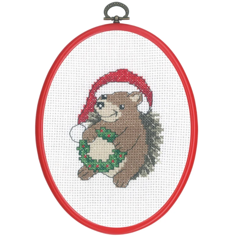 Erizo Navideño 13x18 cm