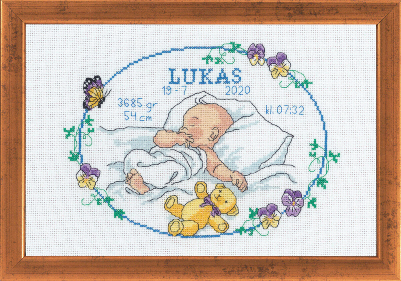 Kit de Bordado Lucas R5354 30 x 20 cm