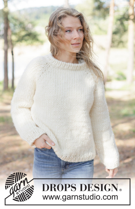264-26 Quiet Hours Sweater by DROPS Design