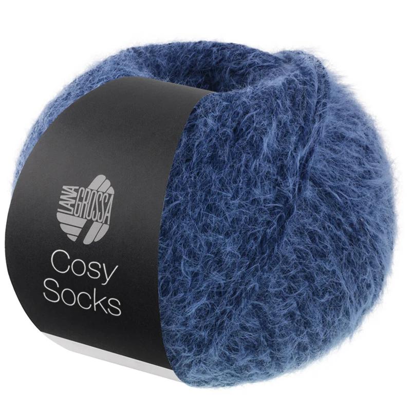 Lana Grossa Cosy Socks 13 Azul oscuro