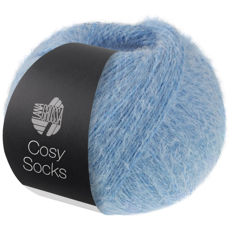 Lana Grossa Cosy Socks 04 Azul claro