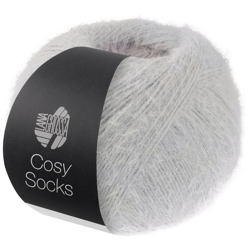 Lana Grossa Cosy Socks 08 Gris claro