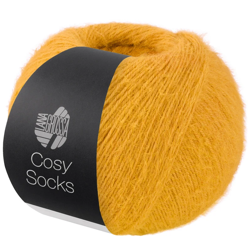 Lana Grossa Cosy Socks 11 Naranja amarillento