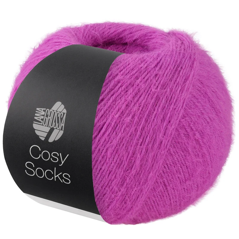 Lana Grossa Cosy Socks 16 Fucsia