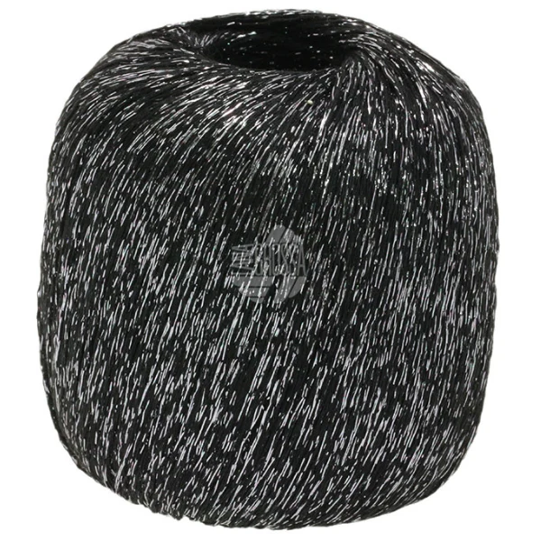 Lana Grossa Brillino 13 Negro/Plata