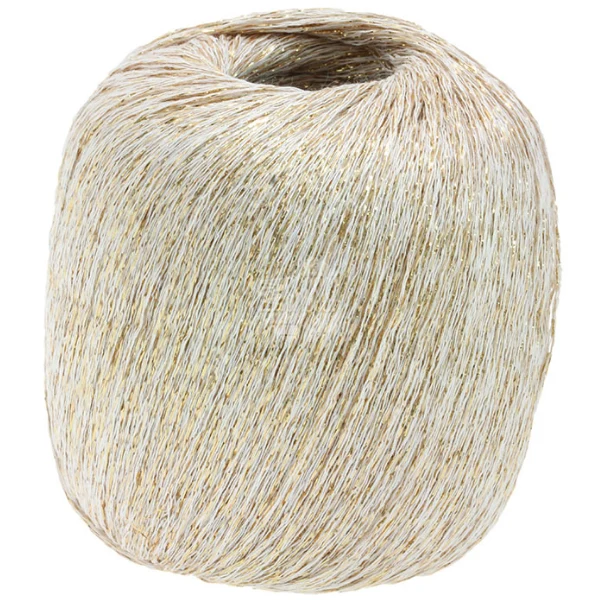 Lana Grossa Brillino 09 Blanco/Oro