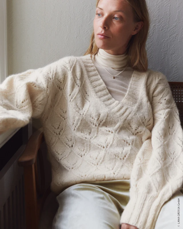 9410315_M23 Modello 23 – Nordic Knits 2: Pullover traforato