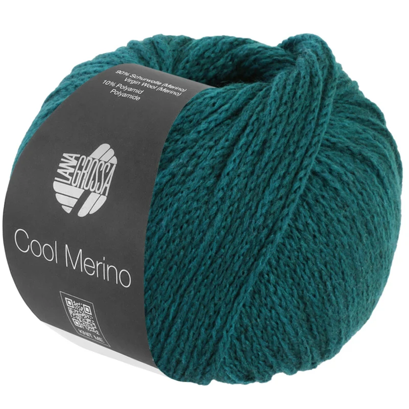 Lana Grossa Cool Merino 45 Azul petróleo