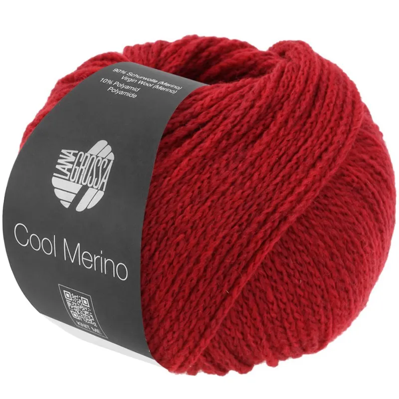 Lana Grossa Cool Merino 34 Rojo