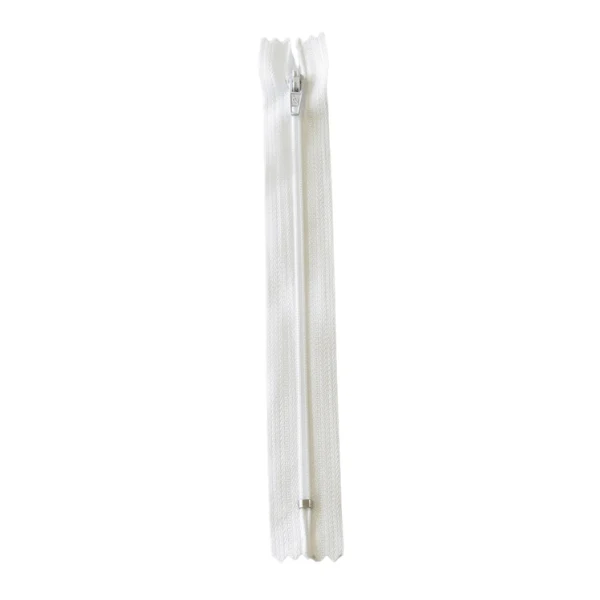 Cose Cremallera Espiral, 4 mm (14-50 cm) 501 Blanco