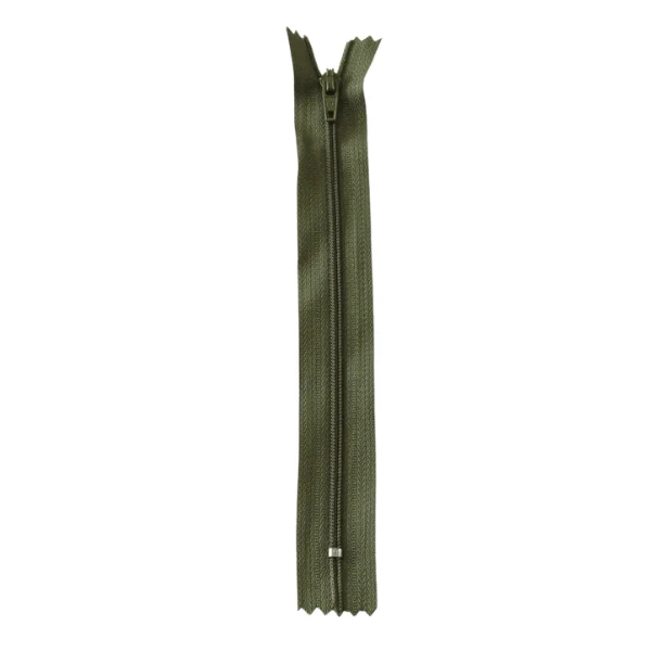Cose Cremallera Espiral, 4 mm (14-50 cm) 663 Verde militar