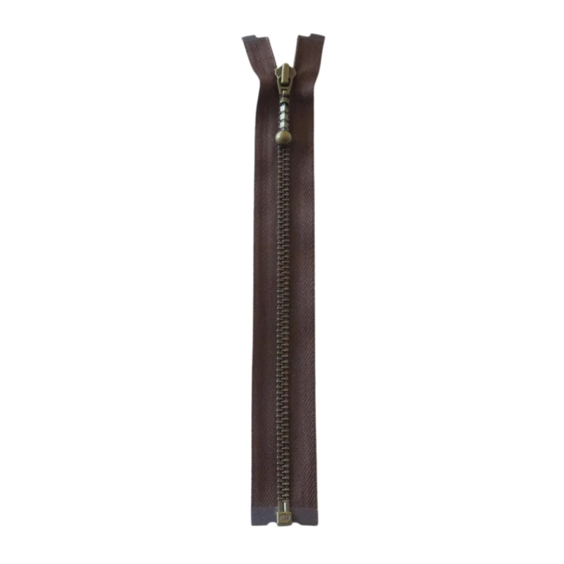 YKK Cremallera Metálica Divisible 4 mm (25-65 cm) 570 Marrón, Latón antiguo