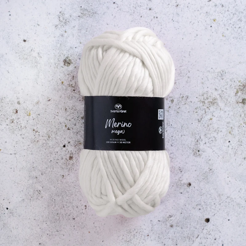 Svarta Fåret Merino Mega 12 Blanco natural