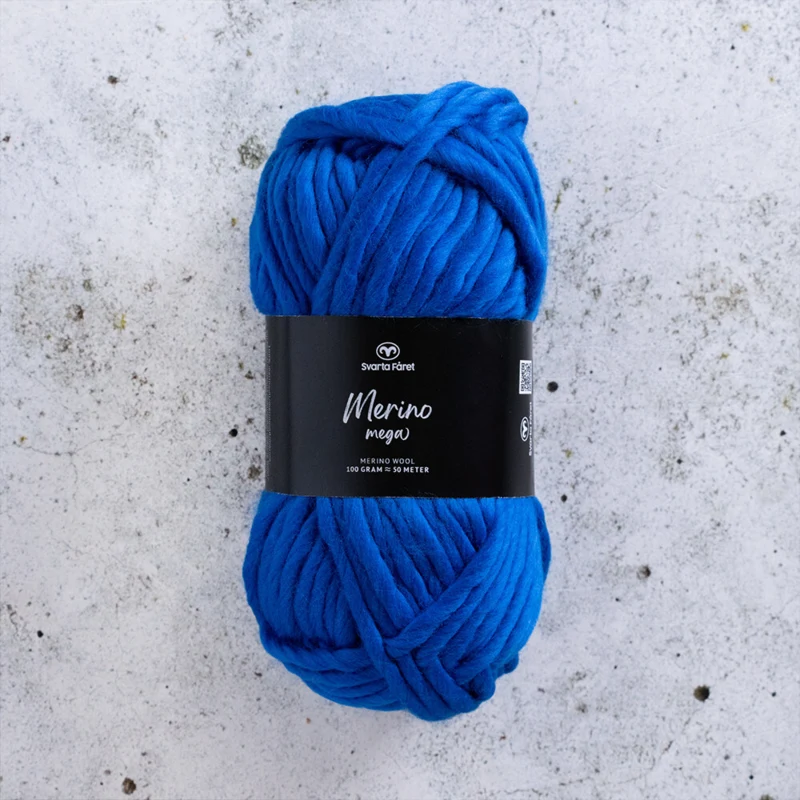 Svarta Fåret Merino Mega 00 Nota azul