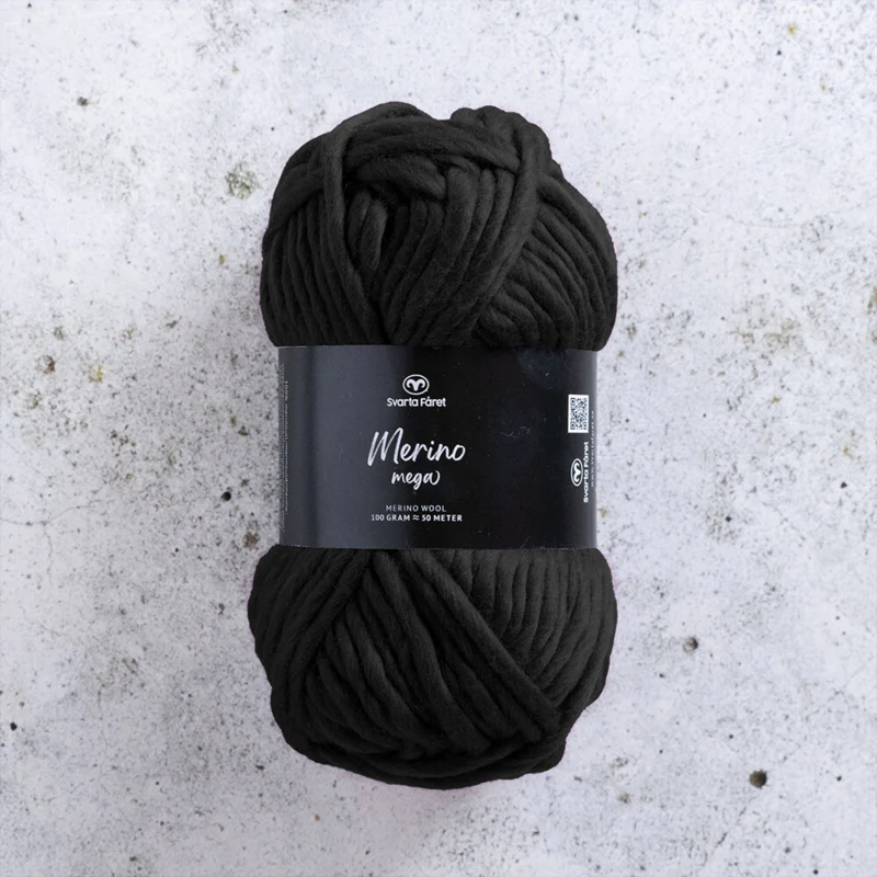 Svarta Fåret Merino Mega 13 Negro intenso