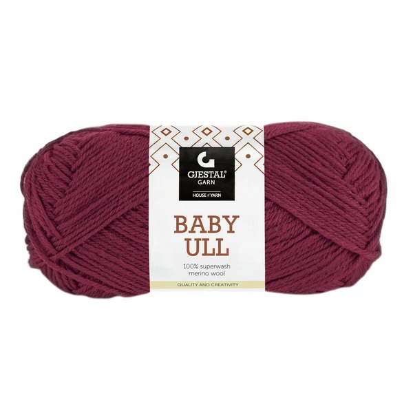 Gjestal Baby Ull 8562 Burdeos