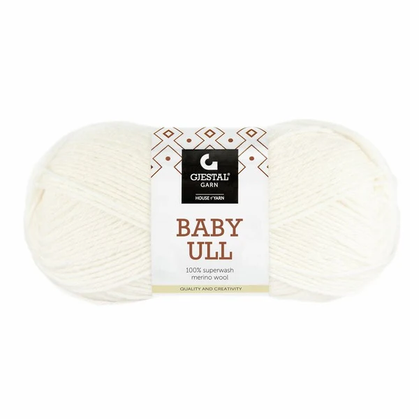 Gjestal Baby Ull 0010 Blanco