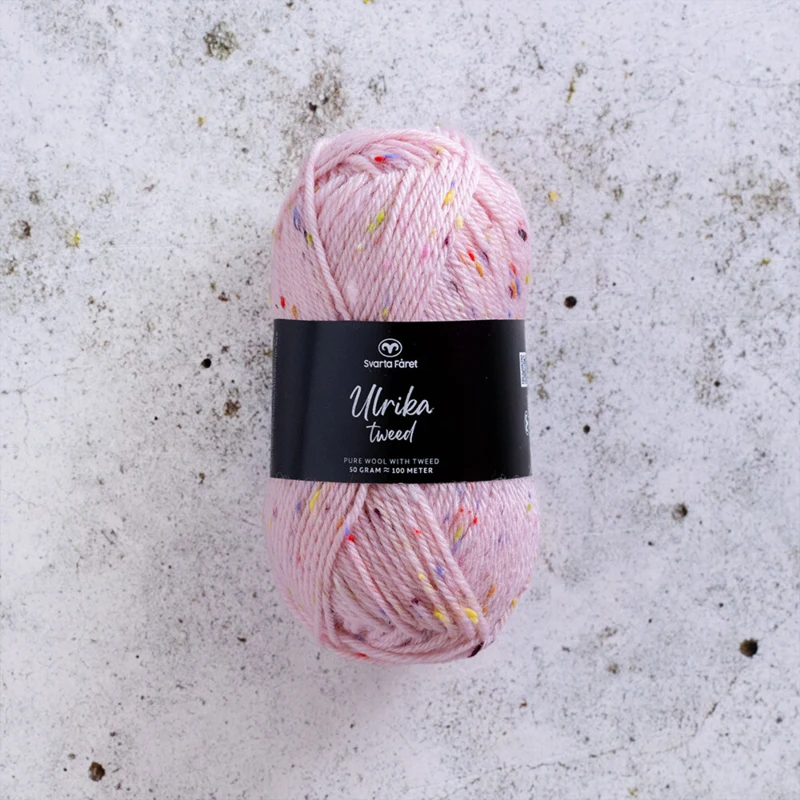 Svarta Fåret Ulrika Tweed 03 Sal rosa