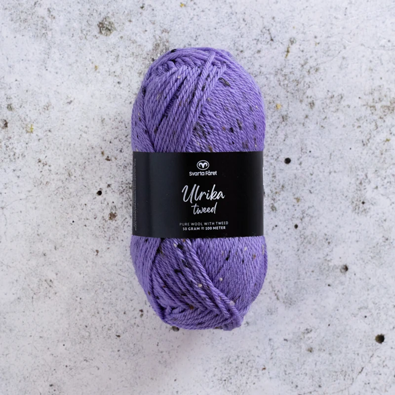 Svarta Fåret Ulrika Tweed 00 Maíz morado