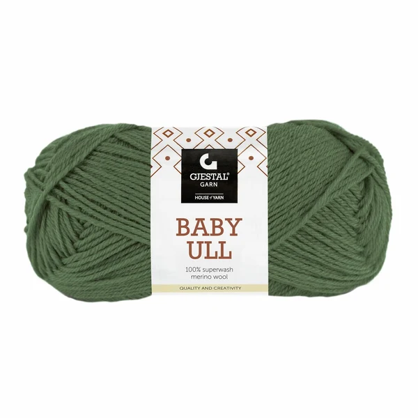Gjestal Baby Ull 8563 Verde militar