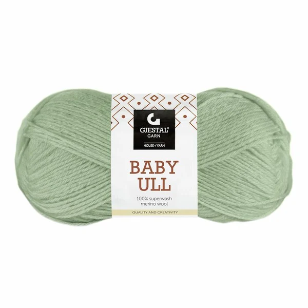 Gjestal Baby Ull 8520 Dus verde jade