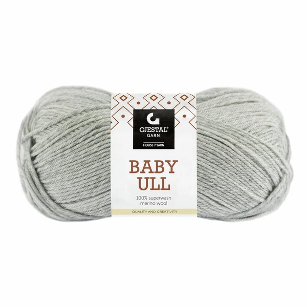 Gjestal Baby Ull 0004 Gris claro jaspeado