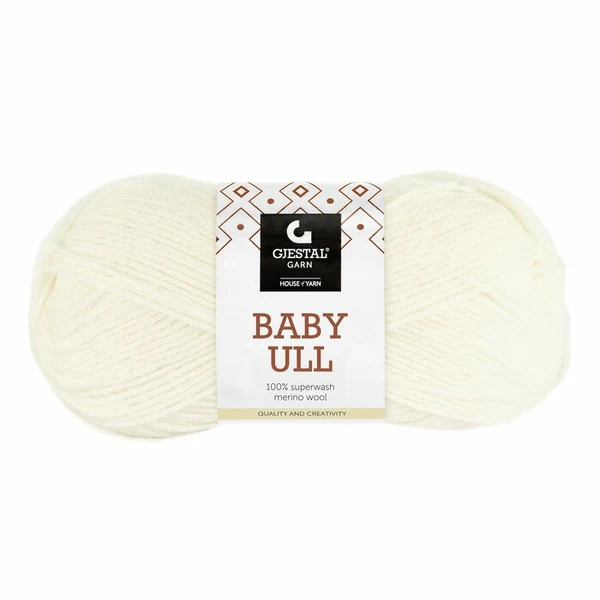 Gjestal Baby Ull 0020 Blanco sin blanquear
